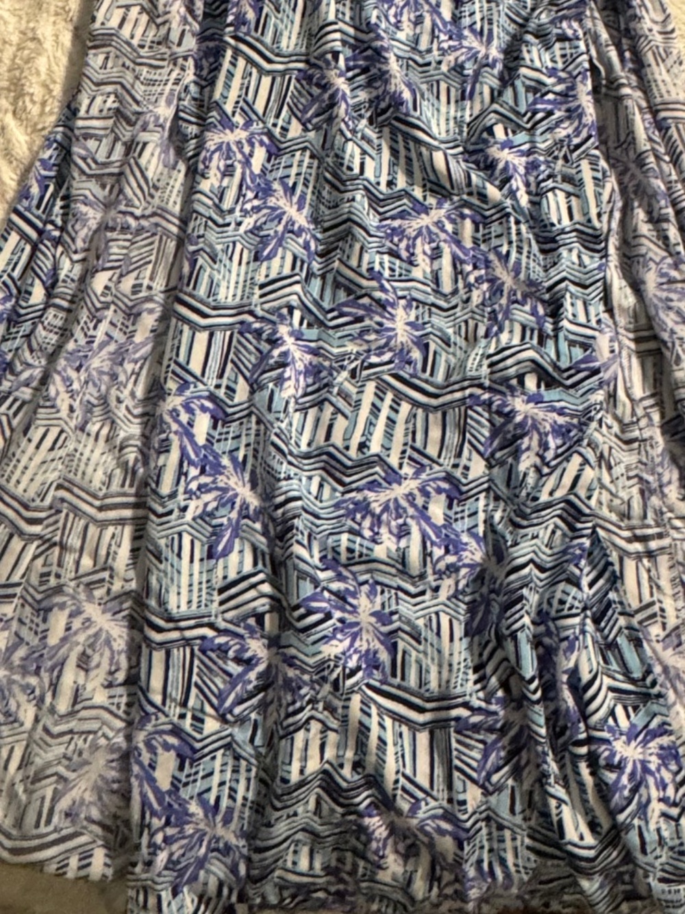 Blue Island Printed Dress, size XL,NWOT - Picture 7 of 10